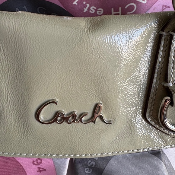 Coach Ashley Snap Head Carryall Handbag - Pink and Grey - Picture 8 of 13